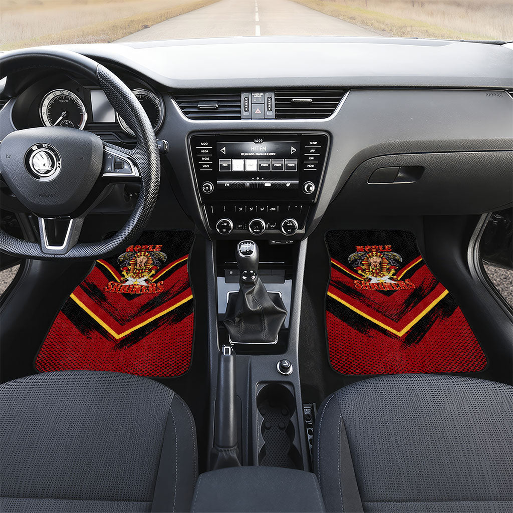 Noble Shriners Car Mats Masonic Egyptian Pharaoh Scimitar Emblem