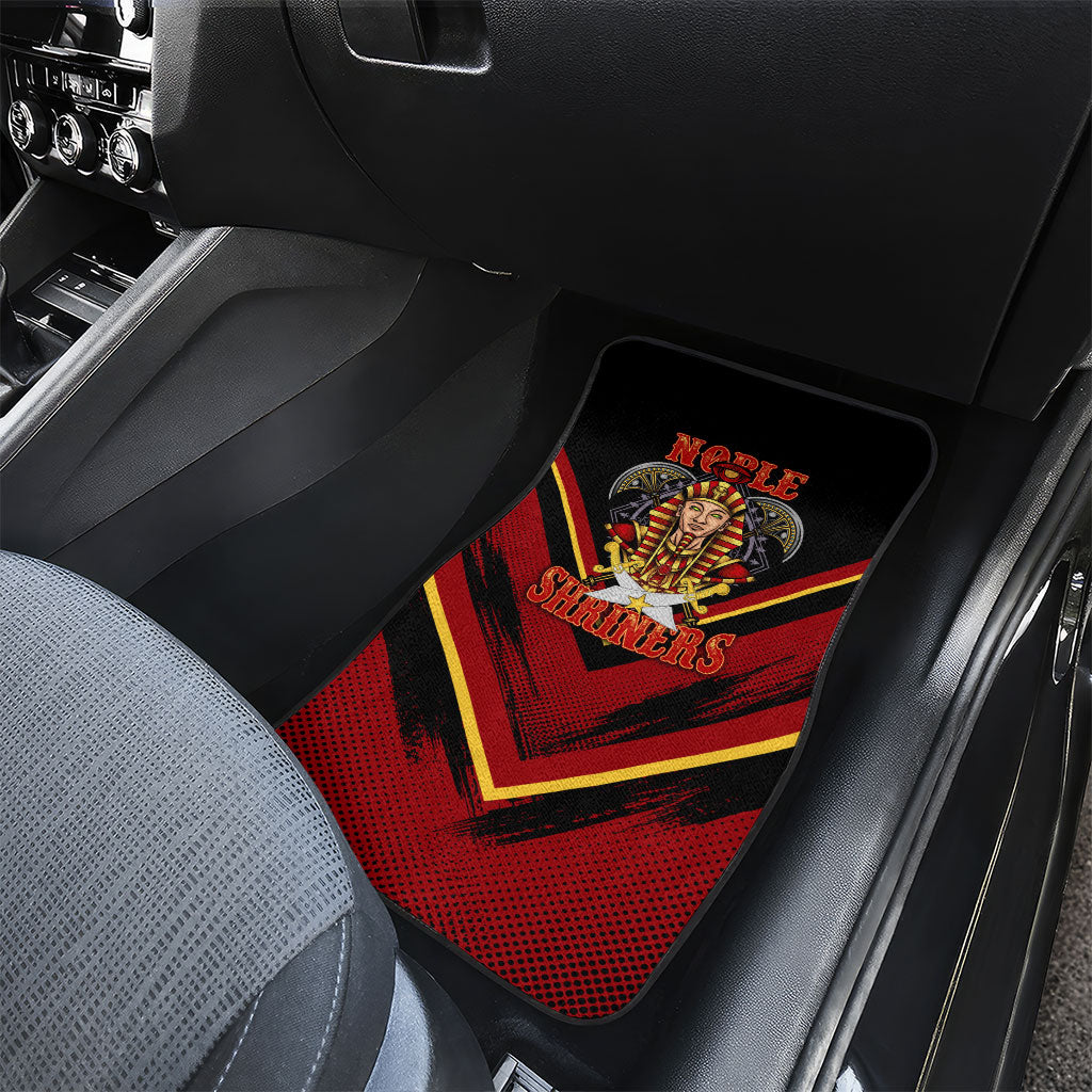 Noble Shriners Car Mats Masonic Egyptian Pharaoh Scimitar Emblem