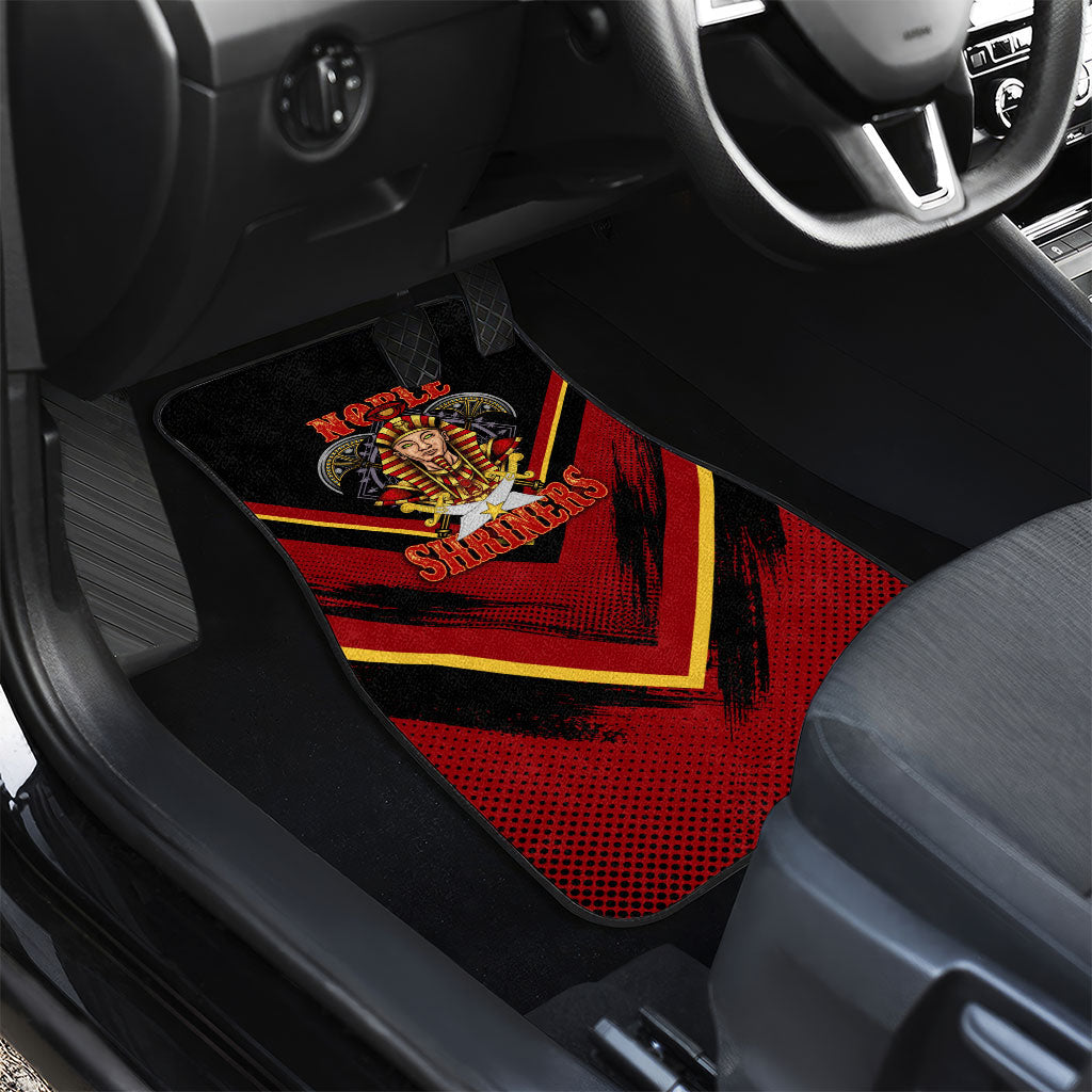 Noble Shriners Car Mats Masonic Egyptian Pharaoh Scimitar Emblem