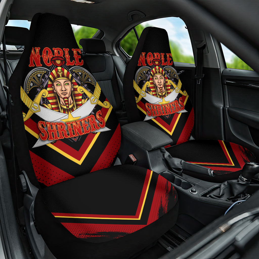 Noble Shriners Car Seat Cover Masonic Egyptian Pharaoh Scimitar Emblem