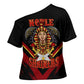 Noble Shriners Cross Shoulder Shirt Masonic Egyptian Pharaoh Scimitar Emblem