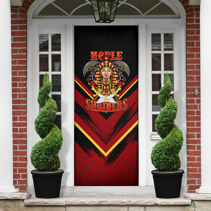 Noble Shriners Door Cover Masonic Egyptian Pharaoh Scimitar Emblem