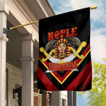 Noble Shriners Garden Flag Masonic Egyptian Pharaoh Scimitar Emblem