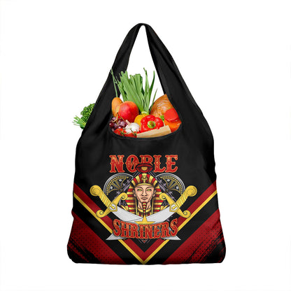 Noble Shriners Grocery Bag Masonic Egyptian Pharaoh Scimitar Emblem
