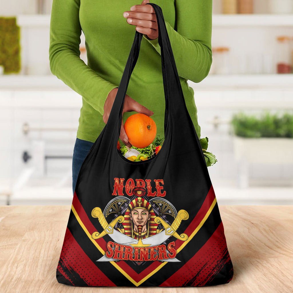 Noble Shriners Grocery Bag Masonic Egyptian Pharaoh Scimitar Emblem