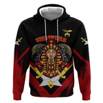 Noble Shriners Hoodie Masonic Egyptian Pharaoh Scimitar Emblem