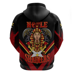 Noble Shriners Hoodie Masonic Egyptian Pharaoh Scimitar Emblem