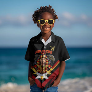 Noble Shriners Kid Hawaiian Shirt Masonic Egyptian Pharaoh Scimitar Emblem