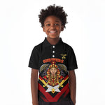 Noble Shriners Kid Polo Shirt Masonic Egyptian Pharaoh Scimitar Emblem