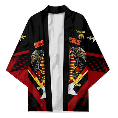 Noble Shriners Kimono Masonic Egyptian Pharaoh Scimitar Emblem
