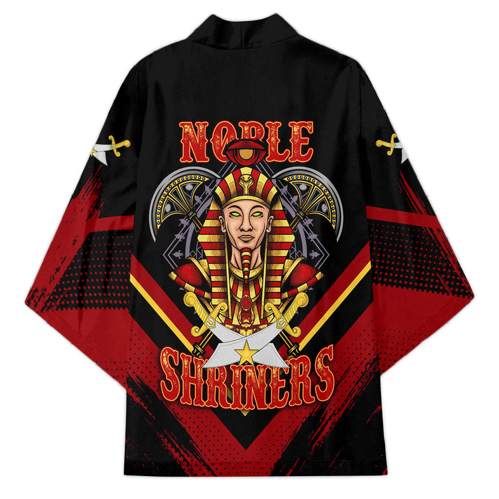 Noble Shriners Kimono Masonic Egyptian Pharaoh Scimitar Emblem