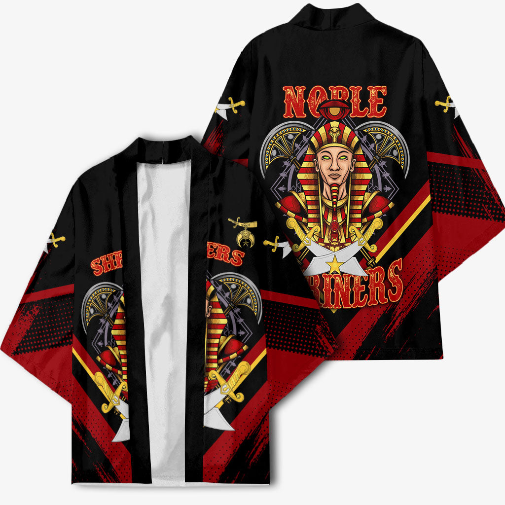Noble Shriners Kimono Masonic Egyptian Pharaoh Scimitar Emblem