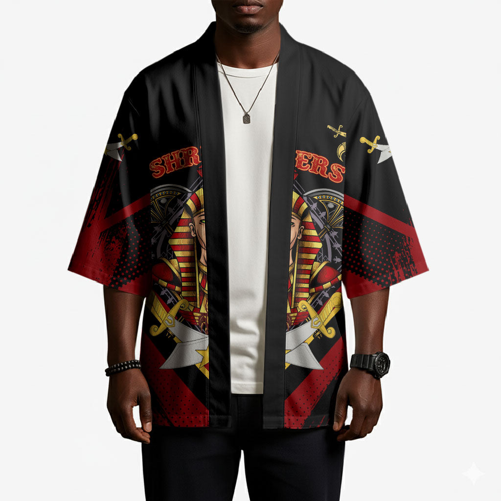 Noble Shriners Kimono Masonic Egyptian Pharaoh Scimitar Emblem