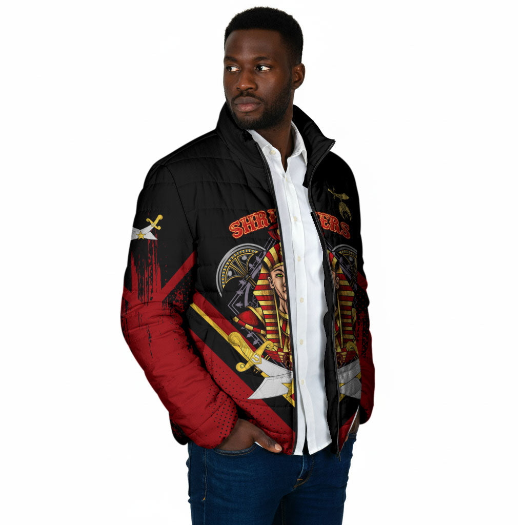 Noble Shriners Padded Jacket Masonic Egyptian Pharaoh Scimitar Emblem