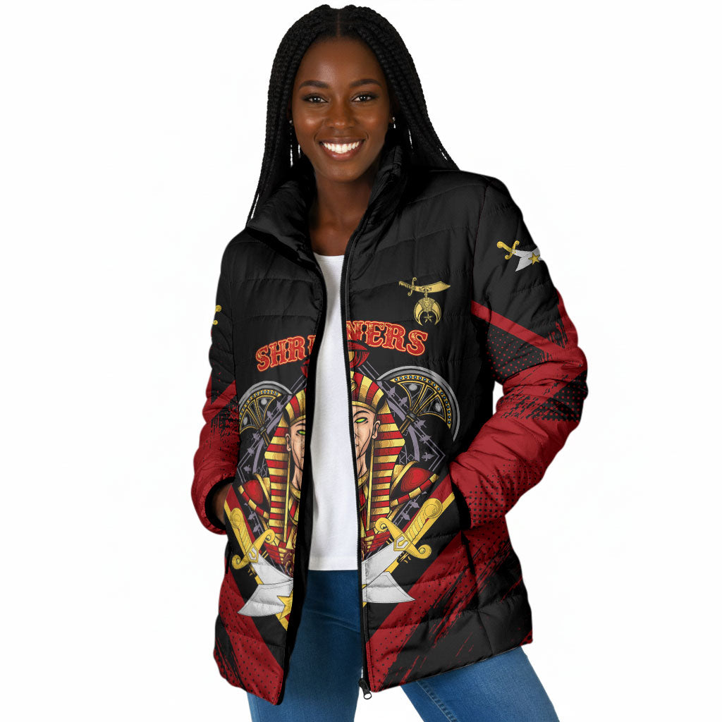 Noble Shriners Padded Jacket Masonic Egyptian Pharaoh Scimitar Emblem