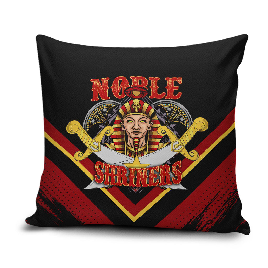 Noble Shriners Pillow Cover Masonic Egyptian Pharaoh Scimitar Emblem