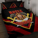Noble Shriners Quilt Bed Set Masonic Egyptian Pharaoh Scimitar Emblem