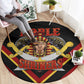 Noble Shriners Round Carpet Masonic Egyptian Pharaoh Scimitar Emblem