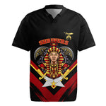 Noble Shriners Rugby Jersey Masonic Egyptian Pharaoh Scimitar Emblem