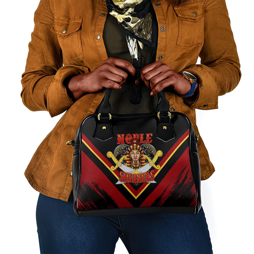 Noble Shriners Shoulder Handbag Masonic Egyptian Pharaoh Scimitar Emblem