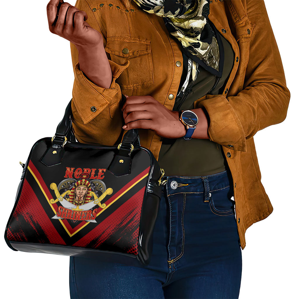 Noble Shriners Shoulder Handbag Masonic Egyptian Pharaoh Scimitar Emblem