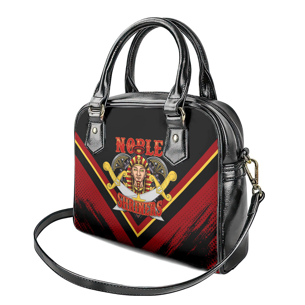 Noble Shriners Shoulder Handbag Masonic Egyptian Pharaoh Scimitar Emblem