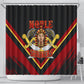 Noble Shriners Shower Curtain Masonic Egyptian Pharaoh Scimitar Emblem