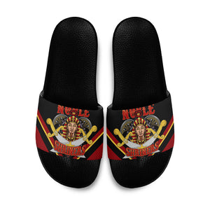 Noble Shriners Slide Sandals Masonic Egyptian Pharaoh Scimitar Emblem