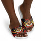 Noble Shriners Slide Sandals Masonic Egyptian Pharaoh Scimitar Emblem