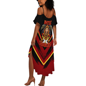 Noble Shriners Summer Maxi Dress Masonic Egyptian Pharaoh Scimitar Emblem