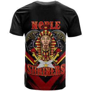 Noble Shriners T shirt Masonic Egyptian Pharaoh Scimitar Emblem