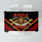 Noble Shriners Tablecloth Masonic Egyptian Pharaoh Scimitar Emblem