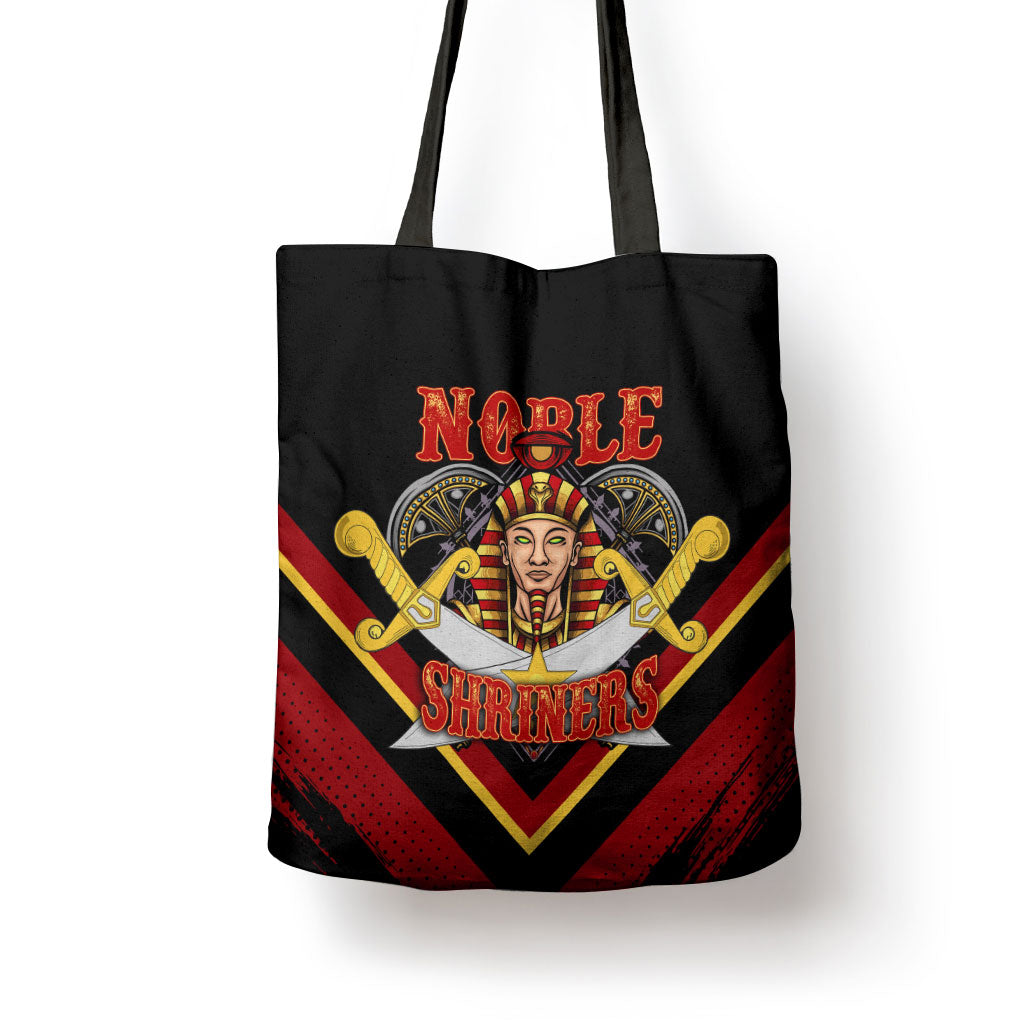 Noble Shriners Tote Bag Masonic Egyptian Pharaoh Scimitar Emblem
