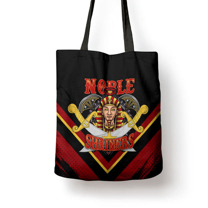 Noble Shriners Tote Bag Masonic Egyptian Pharaoh Scimitar Emblem
