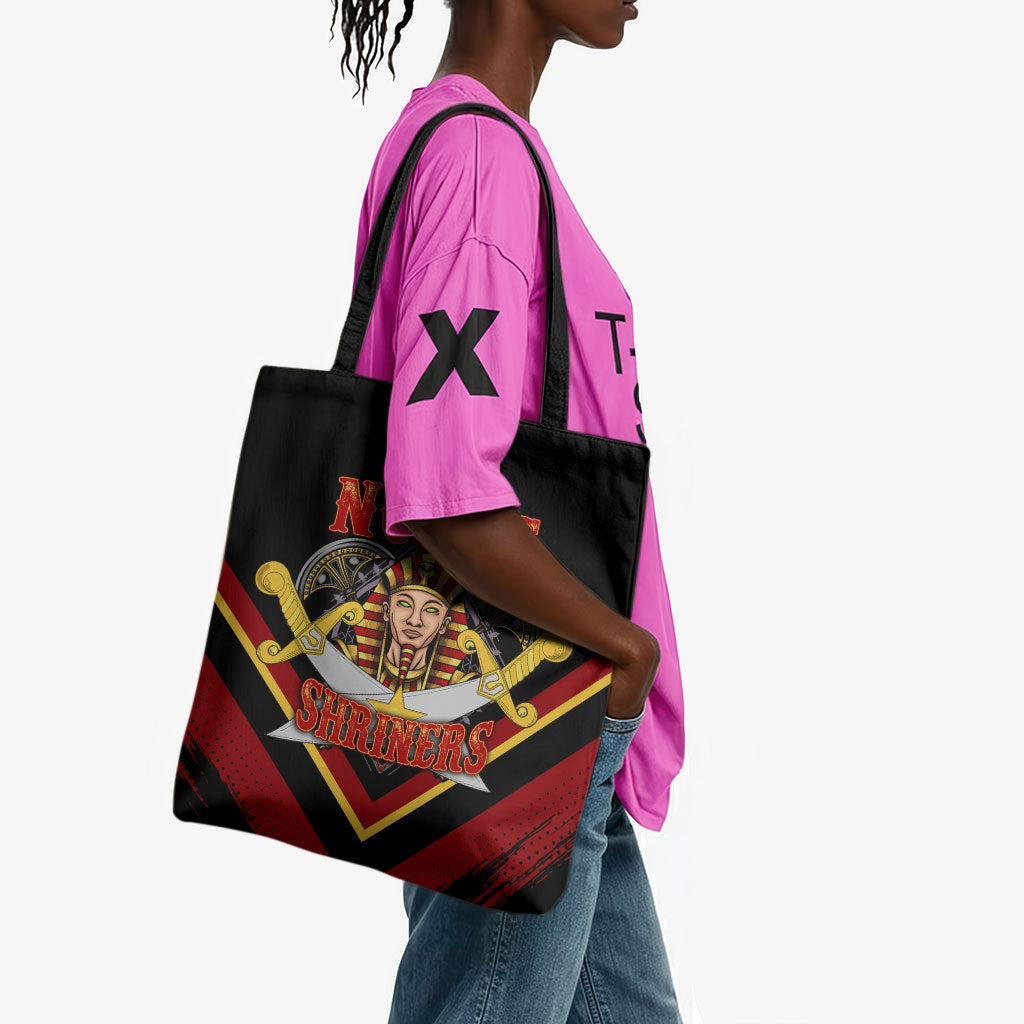Noble Shriners Tote Bag Masonic Egyptian Pharaoh Scimitar Emblem