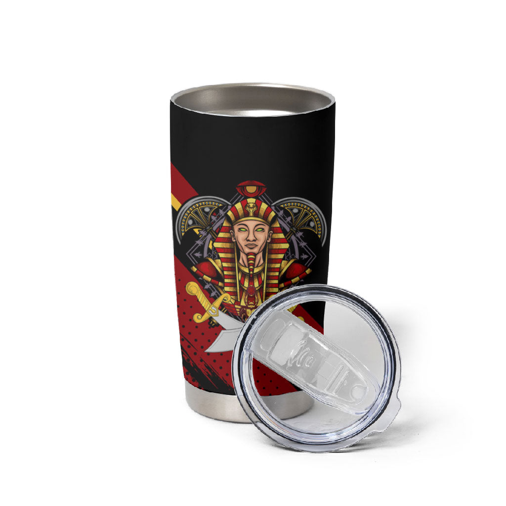 Noble Shriners Tumbler Cup Masonic Egyptian Pharaoh Scimitar Emblem