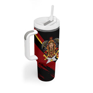 Noble Shriners Tumbler With Handle Masonic Egyptian Pharaoh Scimitar Emblem