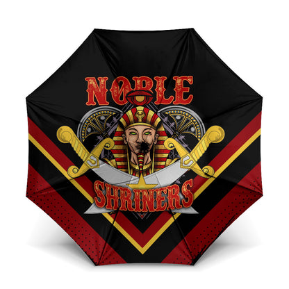 Noble Shriners Umbrella Masonic Egyptian Pharaoh Scimitar Emblem