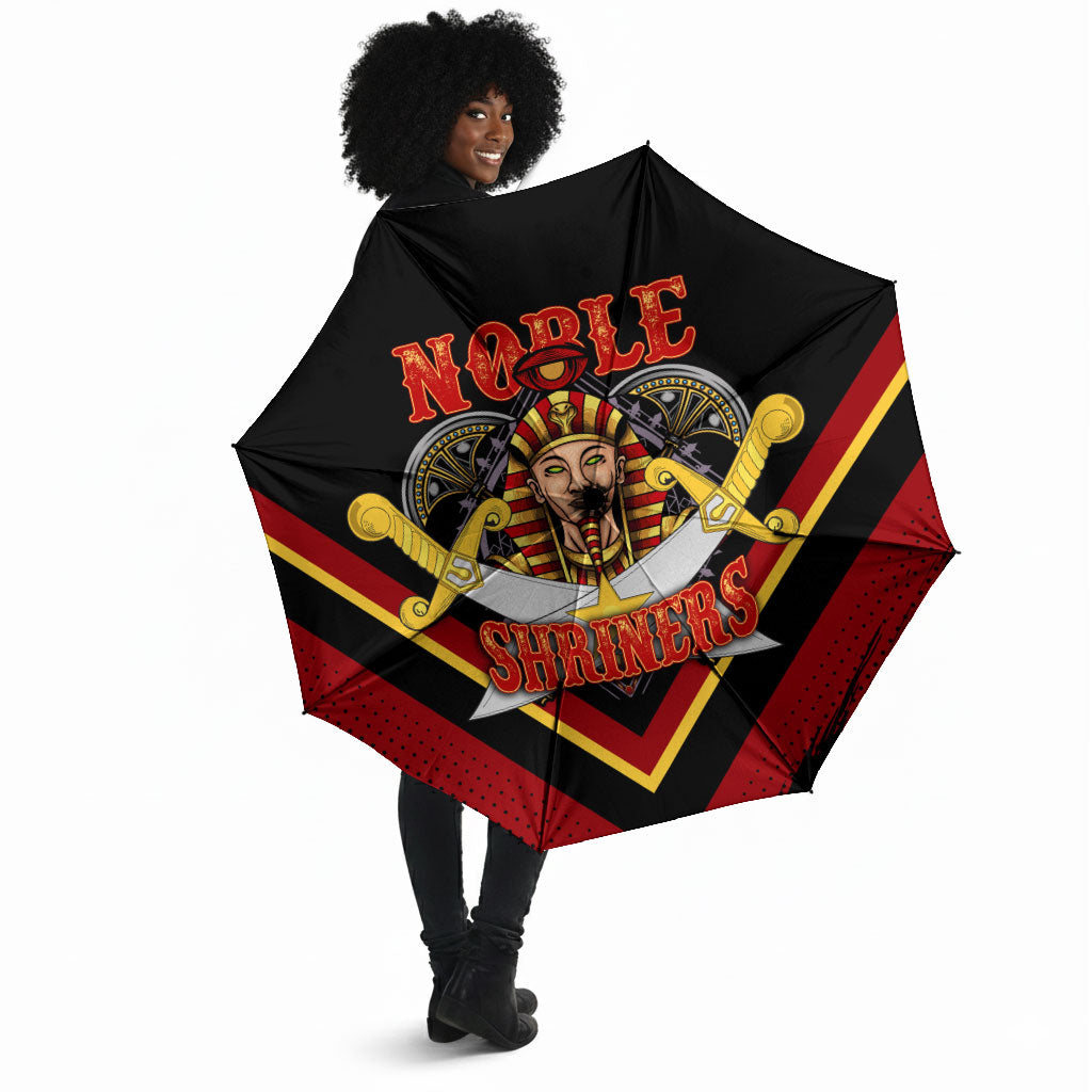 Noble Shriners Umbrella Masonic Egyptian Pharaoh Scimitar Emblem