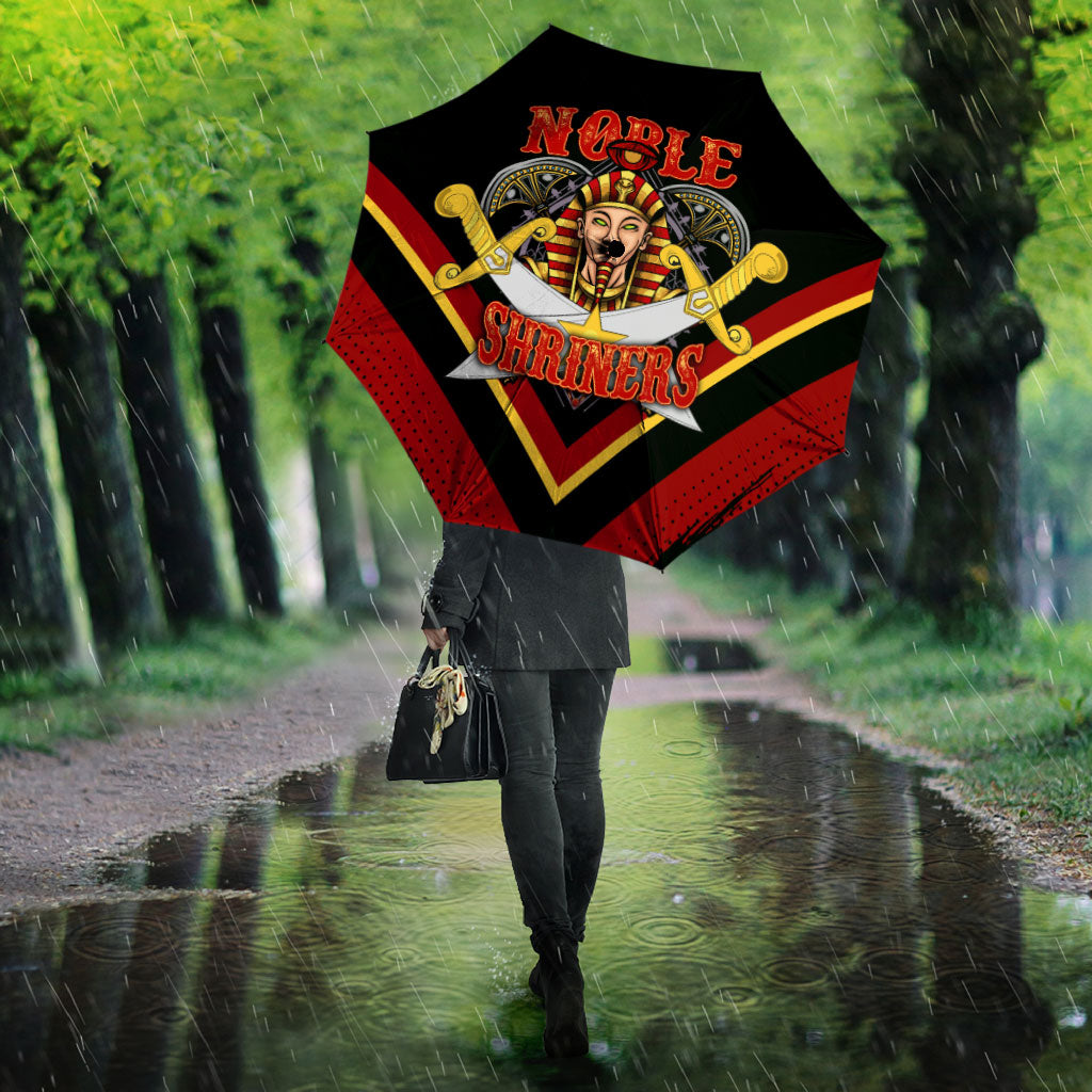 Noble Shriners Umbrella Masonic Egyptian Pharaoh Scimitar Emblem
