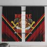 Noble Shriners Window Curtain Masonic Egyptian Pharaoh Scimitar Emblem