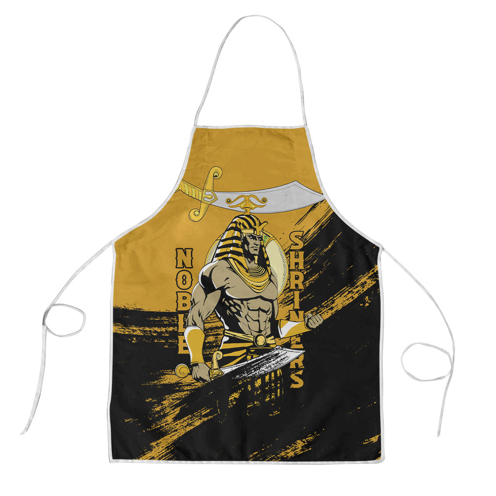 Noble Shriners Apron Egyptian Pharaoh Warrior - Scimitar Sword