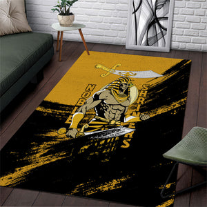 Noble Shriners Area Rug Egyptian Pharaoh Warrior - Scimitar Sword