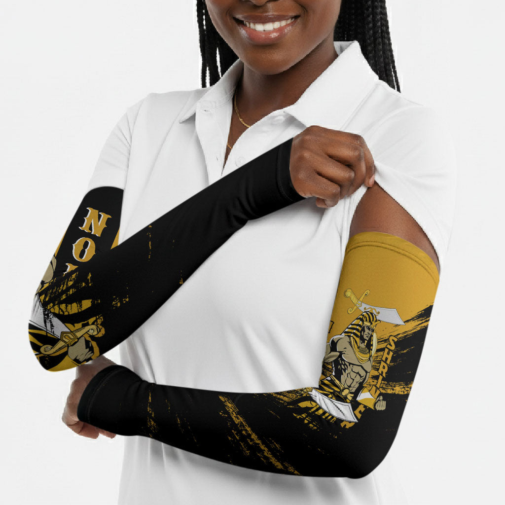 Noble Shriners Arm Sleeves Egyptian Pharaoh Warrior - Scimitar Sword