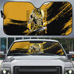 Noble Shriners Auto Sun Shade Egyptian Pharaoh Warrior - Scimitar Sword
