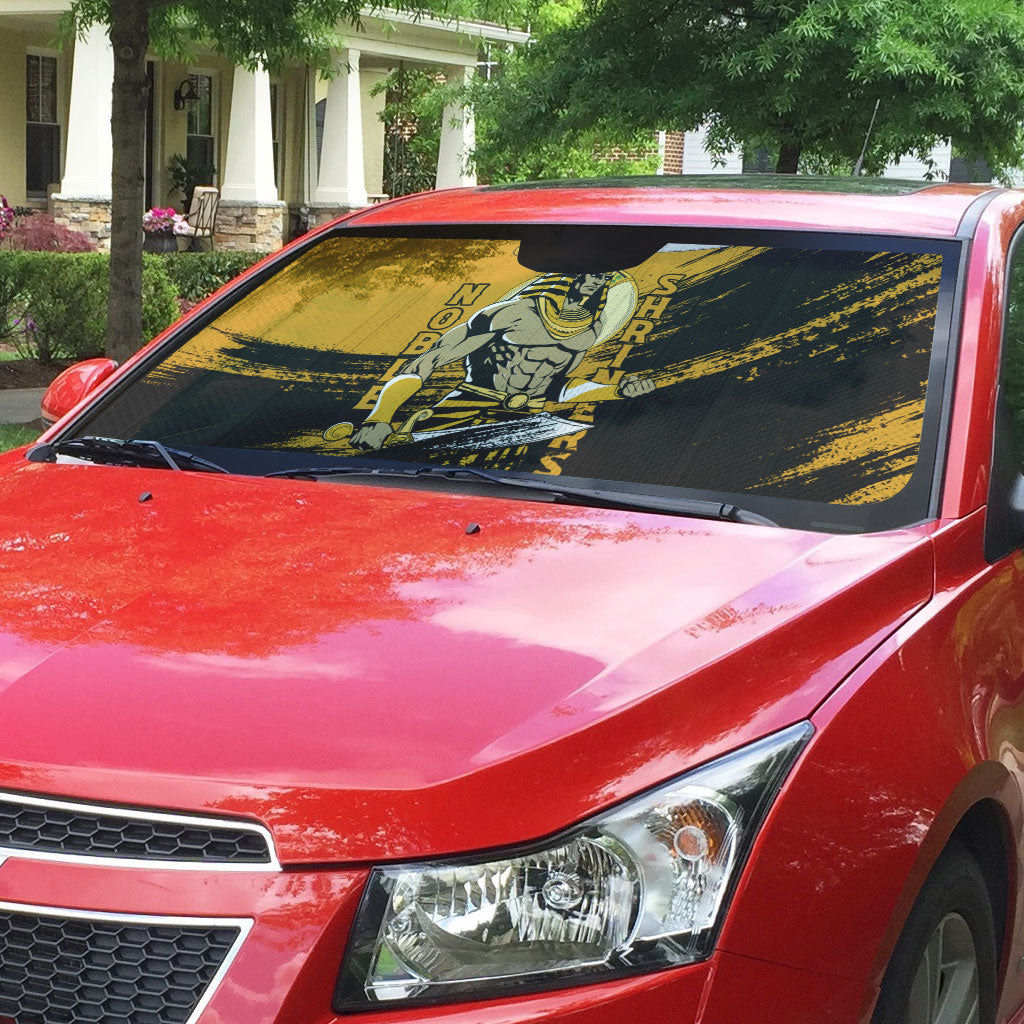 Noble Shriners Auto Sun Shade Egyptian Pharaoh Warrior - Scimitar Sword