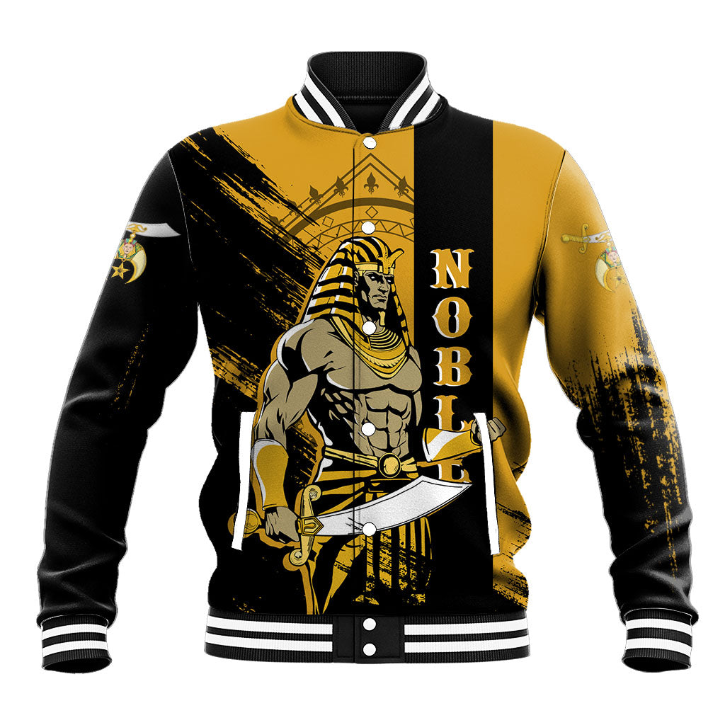 Noble Shriners Baseball Jacket Egyptian Pharaoh Warrior - Scimitar Sword