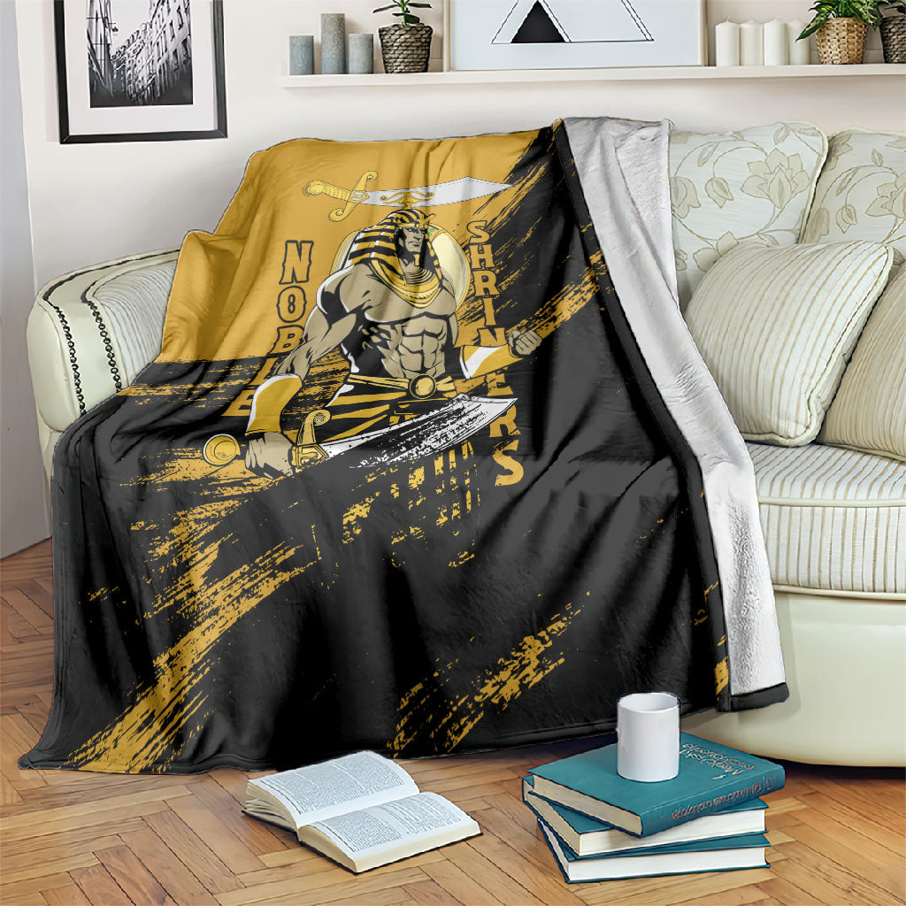Noble Shriners Blanket Egyptian Pharaoh Warrior - Scimitar Sword