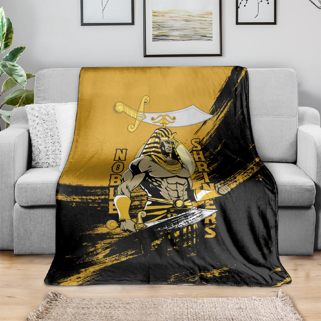 Noble Shriners Blanket Egyptian Pharaoh Warrior - Scimitar Sword