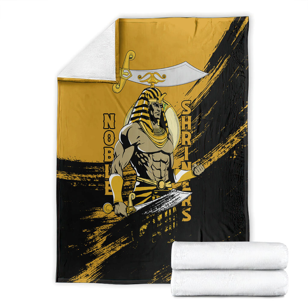 Noble Shriners Blanket Egyptian Pharaoh Warrior - Scimitar Sword